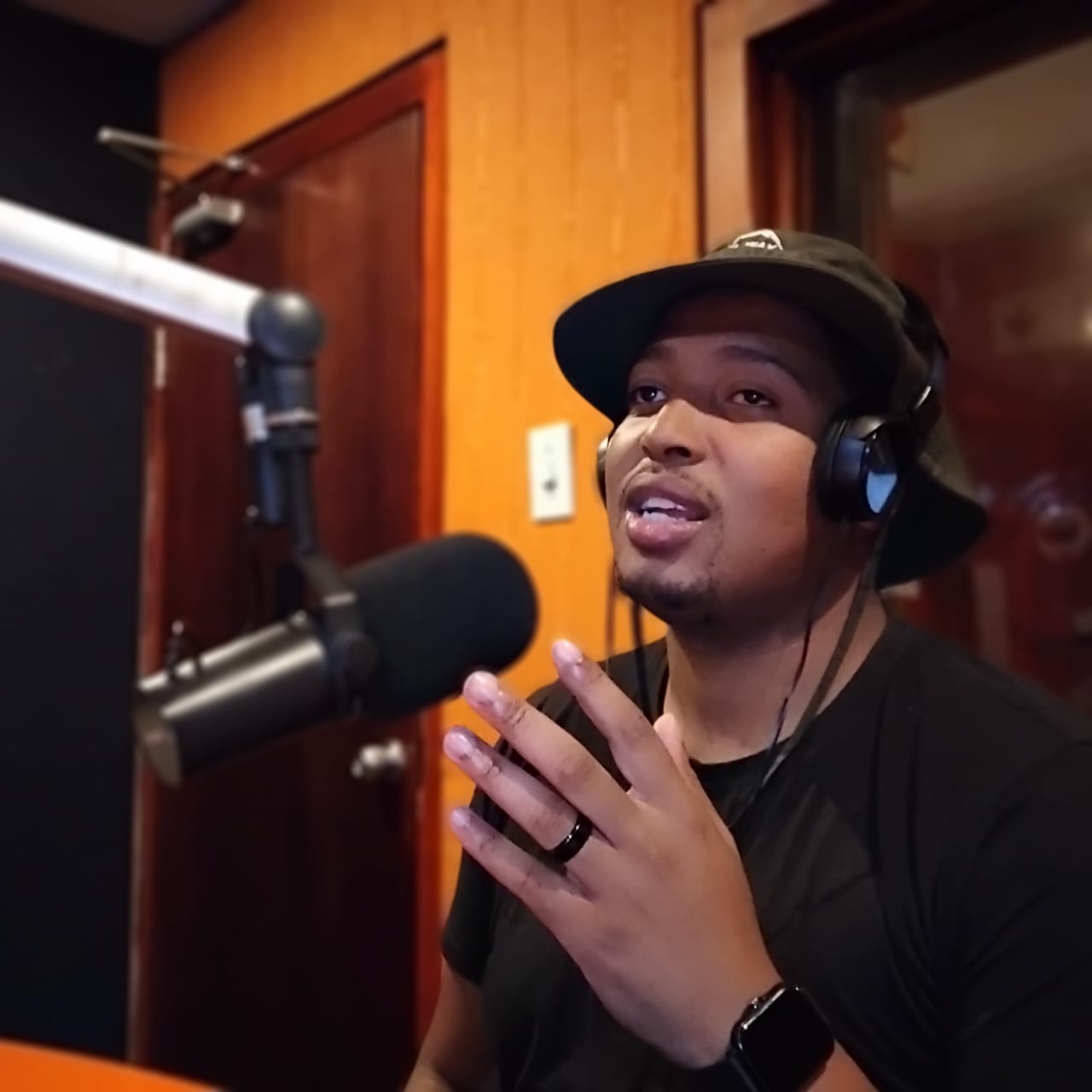 Lindokuhle Skosana keynote speaking at tech conference